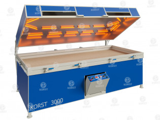 Термо-вакуумный пресс Корст 3000 с откидным термомодулем (SV-040, силиконовая мембрана)