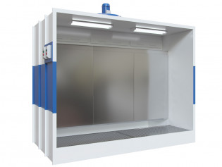 Покрасочная камера с водяной завесой и встроенным водяным полом Корст ОКВЗ-3000А