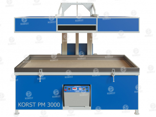 Термо-вакуумный пресс с вертикальным подъемом термомодуля Корст PM-3000
