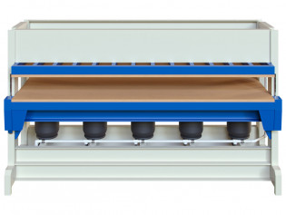 Холодный пневматический пресс Корст ПП-2510 для склеивания и облицовки заготовок