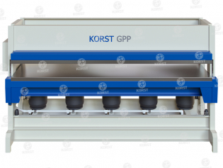 Горячий пневматический пресс Korst GPP-2510 для склеивания и облицовки заготовок