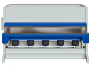 Горячий пневматический пресс Корст ГПП-3010 для склеивания и облицовки заготовок