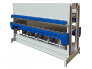 Горячий пневматический пресс Корст ГПП-3012 для склеивания и облицовки заготовок