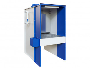 Малогабаритная покрасочная камера с водяной завесой и встроенным водяным столом Корст ОКВЗ-1000А