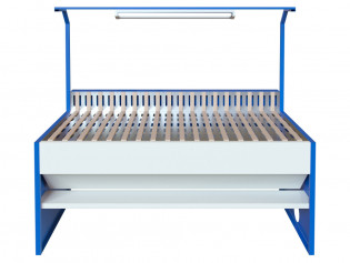 Шлифовальный вытяжной стол Корст ВТ-2010 с освещением и задней вытяжкой